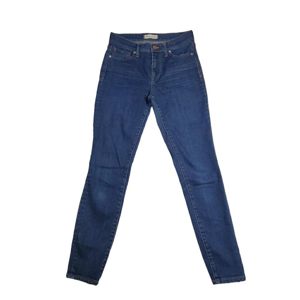 Madewell Women's High Riser Skinny Dark Denim Jeans Size 26